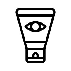 eyecream line icon