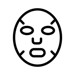 Obraz premium mask line icon