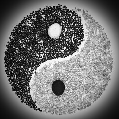 Symbole yin yang 