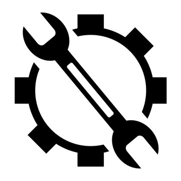 illustration of wrench and gear