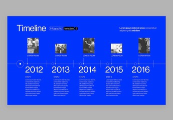 Timeline Infographic for Roadmaps & Milestone Planning in Modern Corporate Business Presentation Style