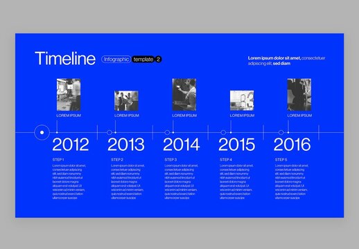 Timeline Infographic for Roadmaps & Milestone Planning in Modern Corporate Business Presentation Style