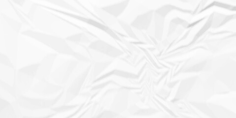 Obraz premium Creased paper parchment white blank page detail wrinkle blank white canvas. old paper crumple texture wrinkle. parchment empty letter texture.