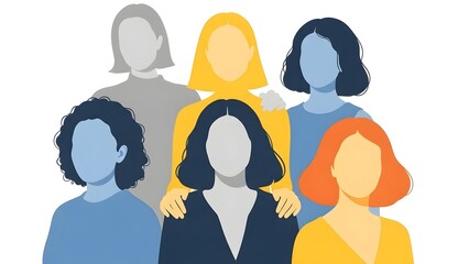 Celebrating women's day with diverse and empowered women together