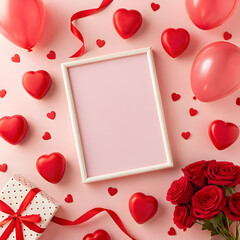 happy valentines day sale promo social media post