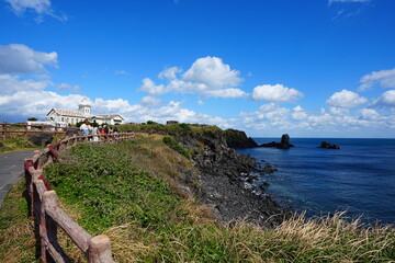 fascinating seascape with charming clouds
