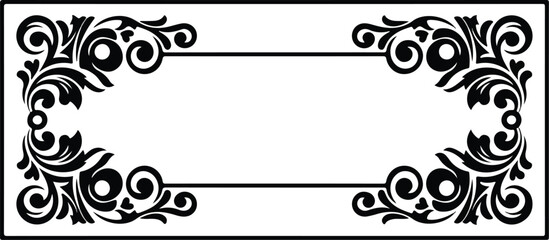 Elegant Ornate Frame Design Background