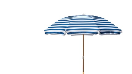 blue umbrella isolated on white