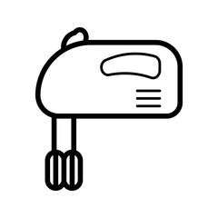 mixer graphic mixing dough icon vector