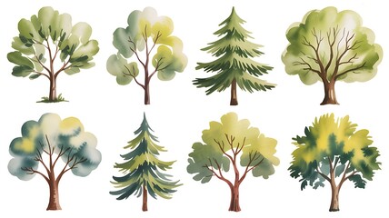 collection of trees