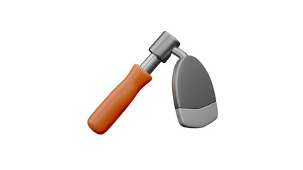 3D Render of a Garden Hoe