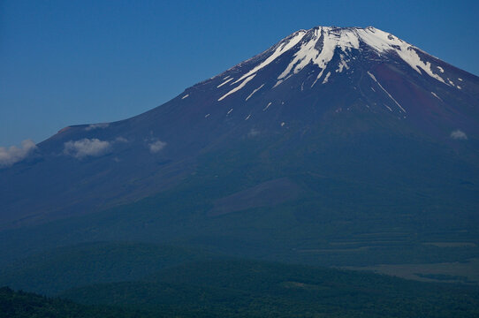 丹沢の鉄砲木ノ頭（明神山）より　初夏の頃の富士山を眺める
