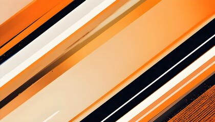 Modern sports abstract vector background with orange and black geometric shapes and dynamic lines