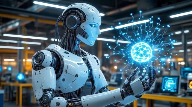 Cognitive Robot, AI Embracing the Neural Code. Video Generative AI.