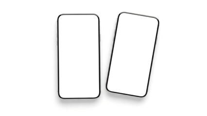 A sketch of two smartphone screen protectors on a white background