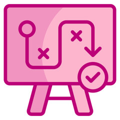 Strategic Roadmap Icon
