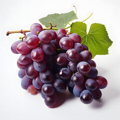 Fototapeta premium A bunch of purple grapes