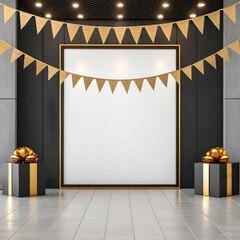 black friday sale inscription design template