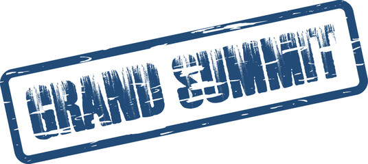 Official Grand Summit event conference business convention meeting seal for important announcement