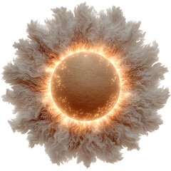 Glowing orb with corona