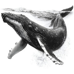 Whale under the surface