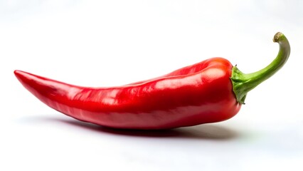 red chili pepper whole close up with copy space