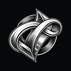 abstract heart shape