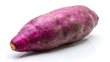 yam whole with earthy purple skin