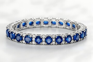 Sapphire Bracelet: Luxury Blue Sapphire Tennis Bracelets & Fine Jewelry Designs for Women