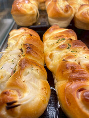 sweet bun with sesame