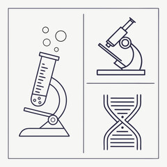 Obraz premium Science laboratory equipment