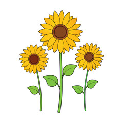 Obraz premium Bright summer flowers bloom in vivid colors, petals dancing in warm sunlight, filling gardens with fresh scents, joyful energy, and the carefree spirit of sunny days. 