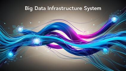 Intelligent Data Flow: Multicolor Waveforms and Node Network in a High-Tech Server Lab