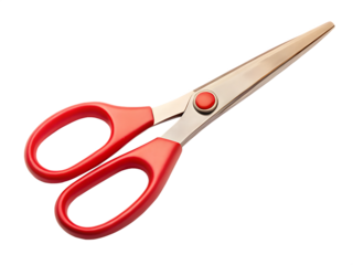 scissors isolated on white background, PNG. AI Generated