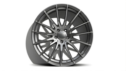High-performance multi-spoke alloy wheel, crafted for modern vehicles to enhance aesthetic appeal and optimize driving dynamics with its sleek, durable design