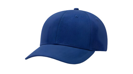Dark Blue Baseball Cap Mockup Side View for Sportswear Branding and Design