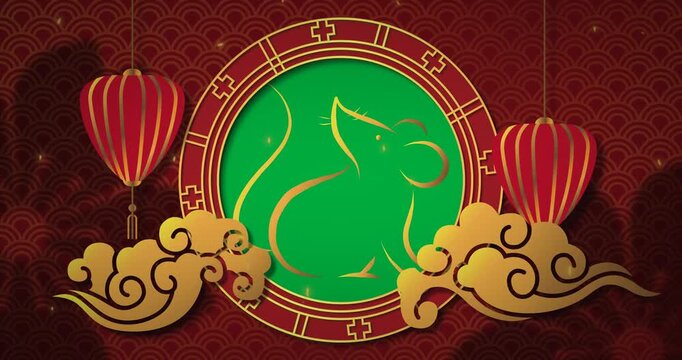 Chinese New Year Animation with Alpha Channel