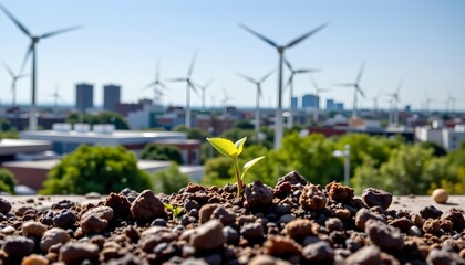 Resilient Green Growth Amid Urban Wind