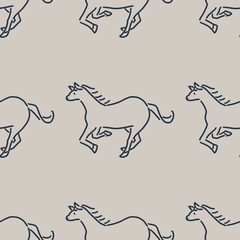 馬柄のパターン