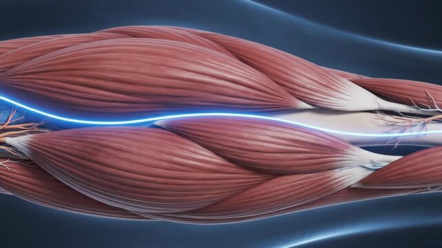 Anatomical Visualization of Transverse Intermuscular Septum in Leg with Medical Camera