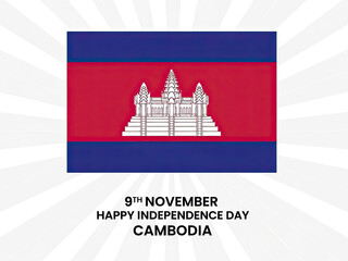 Happy independence day cambodia on 9th november
