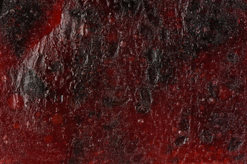 Dark Red Berry Fruit Leather Texture Macro