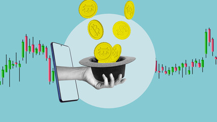 Cryptocurrency Investment Growth, Digital Money Making, and Trading on Stock Market for Passive...