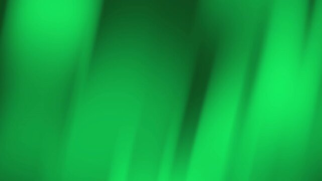 Solid green background with slight gradient.