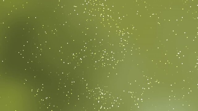 Abstract olive green background with Particle, ideal for web design, presentation slides, graphic art, and digital backgrounds.