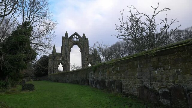 Guisborough Priory, in the New Year.