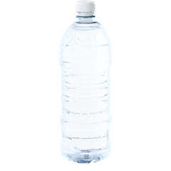 Isolated Transparent PNG of Multiple Plastic Water Bottles Filled With Fresh Drinking Water on White Background