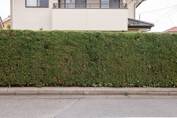 street wall background ,Industrial background, empty grunge urban street with warehouse brick wall