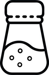 Vector illustration of different bottles, including wine and water, in a simple cartoon icon design