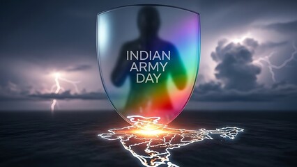 Indian army day celebration with pride and honor